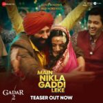 Sunny Deol Instagram - You all guessed it right! #MainNiklaGaddiLeke is coming your way. 🚒 Song out tomorrow, stay tuned. #Gadar2 aa rahi hai bade parde par 🔥 lagane iss Independence Day! 🇮🇳 Cinemas mein 11th August se 🎞️ @zeestudiosofficial @gadarmovie_official @iamsunnydeol @ameeshapatel9 @iutkarsharma @anilsharma_dir @anilsharmaprod @shaktimaan6963 #AnandBakshi @mithoon11 @shamkaushal09 @shabinakhanofficial @uditnarayanmusic @adityanarayanofficial #UttamSingh @quadri.sayeed @simratkaur_16 @manishwadhwa.in @hellomontysharma @mrgravitas @zee5 @zeecinema @zee5global #RetroOnReels