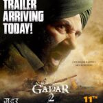 Sunny Deol Instagram - Gadar 2 Trailer out today. Ho jaao taiyaar, kyun ki khatam hone ko hai #Gadar2Trailer ke liye aapka intezaar. 🔥 #Gadar2 aa rahi hai bade parde par 🔥 lagane iss Independence Day! 🇮🇳 Cinemas mein 11th August se 🎞️ @zeestudiosofficial @gadarmovie_official @iamsunnydeol @ameeshapatel9 @iutkarsharma @anilsharma_dir @anilsharmaprod @mithoon11 @shabinakhanofficial @quadri.sayeed @simratkaur_16 @manishwadhwa.in @mrgravitas @zeemusiccompany @zee5 @zeecinema @zee5global