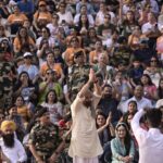 Sunny Deol Instagram - Was honoured to witness the Retreat ceremony at the Attari Border with the illustrious @bsf_punjab_frontier @bsf_india . Loved the energy & the fervour with which the atmosphere was filled with emphatic chants of #hindustanzindabad Thank you all. Jai Hind! Attari Wagah Indo-Pak Border India Side, Amritsar