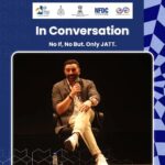 Sunny Deol Instagram - Catch glimpses from the profound in-conversation session held at Kala Academy on “No If, No But. Only Jatt.” The remarkable Sunny Deol occupied the spotlight on the panel, accompanied by Anil Sharma and Rajkumar Santoshi. This insightful masterclass was moderated by none other than Rahul Rawail at #IFFI54