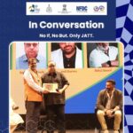 Sunny Deol Instagram - Catch glimpses from the profound in-conversation session held at Kala Academy on “No If, No But. Only Jatt.” The remarkable Sunny Deol occupied the spotlight on the panel, accompanied by Anil Sharma and Rajkumar Santoshi. This insightful masterclass was moderated by none other than Rahul Rawail at #IFFI54