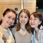Sunshine Cruz Instagram – Earlier today with my sisters from another mother. Love you always Ate Carol & Ate Dorothy! 💕 China Blue, Conrad Manila