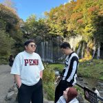 Supassra Thanachat Instagram - 💖🌈😜🫶🏻💦 #แก็งมั่วบ้านงาน ✨ Shiraito Falls Karuizawa 白系之瀧