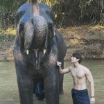Suppasit Jongcheveevat Instagram – Elephant vibes only 🐘😆 ปางช้างแม่ริม Maerim Elephant Home