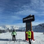 Surveen Chawla Instagram - On the slope with my dope @akshaythakker 🤍⛷️#courchevel #courchevel1850 Courchevel 1850 France