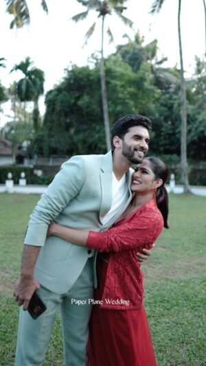 Swasika Instagram - My girlfriend became my Wife 🤩🥰

Mua : @abilashchickumakeupartist
Swasikas Costume: @thantrek.design.couture
Prem's Costume: @men_in_q_wedding
Styling: @amal_gop
Photography: @paper_plane_wedding
Events : @pakyoweddings

#wedding #northindian #ps #psforever
#ps4ever
#love #loveisintheair