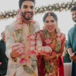 Swasika Instagram - We decided to do life together ❤️ Mua for Swasika : @abilashchickumakeupartist Mua for Prem : @makeoverbykichu Styling for swasika: @abilashchickumakeupartist Styling for prem: @amal_gop Blouse and dupatta : @jazaashdesignstudio Saree : @kanchivaram.in Prem's dress : @men_in_q_wedding Ornaments: @ttdevassy Garland: @blackgold_designingstudio Photography: @weddingbellsphotography Events. @oyster_events_ #swasikavj #swasika #premjacob #wedding #ps4ever #swasamay