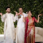 Swasika Instagram - Grateful to Suresh Chettan @sureshgopi for gracing our wedding with his presence, blessings, and dance moves. Your role as a big brother has filled our hearts with joy. We cherish your simplicity and loving nature. Thank you for making our day extra special! Mua for Swasika : @abilashchickumakeupartist Mua for Prem : @makeoverbykichu Styling for swasika: @abilashchickumakeupartist Styling for prem: @amal_gop Special thanks : @nithinsuresh_su Blouse and dupatta : @jazaashdesignstudio Saree : @kanchivaram.in Prem's dress : @men_in_q_wedding Ornaments: @ttdevassy Garland: @blackgold_designingstudio Photography: @weddingbellsphotography #swasikavj #swasika #premjacob #wedding #ps4ever #swasamay #sureshgopi