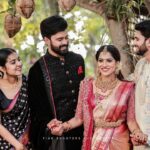 Swasika Instagram - Happy married life my dear Couple❤️ @premjacob06 @swasikavj 📷 @abi_fine_shooters