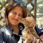 Swastika Mukherjee Instagram - Since we have matching EYE COLOUR 💚🩶 Kind soul who will adopt her GIVE HER MY NAME. Call her SWASTIKA 😘 🤗 To adopt contact @yodamumbai Their helpline nos. 🔺9819008110 🔺9891326963 🔺8899997704 🔺7710005310 YODA - Youth Organisation in Defence of Animals
