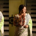 Swastika Mukherjee Instagram - Celebrate WOMEN’S DAY this year with ANJALI’s INDIE collection. These saris have been hand block printed by resident artists - people with psychosocial disabilities living in government mental institutions. @anjali_mentalhealth is an organisation that works towards the recovery of people with psychosocial disabilities. It is a feminist intersectional organisation working towards securing positive mental health for all. Thank you @ratnaboli @piya_chakraborty @biswaskathakali for having me on board. Presenting the FOURTH in their series, MAACH 🐠 🔹For details contact 🔺Rakhi +91 8276-805012 MUA: @prosenjit4867 Hairstylist: @mallicknita.bigbi Styling: Swastika Mukherjee Photographer: @sarkardebarshi19 Blouse: @parama_g #womensday #womensupportingwomen #womeninbusiness #womenfashion #womensday2024