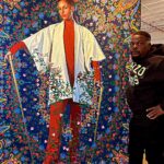 Swizz Beatz Instagram - The photo shoot for the portraits by @kehindewiley 🙏🏽 Go see GIANTS at the @brooklynmuseum now and tag us in the photos ⚡️⚡️⚡️⚡️⚡️ @thedeancollection blessings 🎉🎉🎉🎉🎉🎉🎉🎉🎉🎉🎉🎉🎉