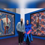 Swizz Beatz Instagram - The photo shoot for the portraits by @kehindewiley 🙏🏽 Go see GIANTS at the @brooklynmuseum now and tag us in the photos ⚡️⚡️⚡️⚡️⚡️ @thedeancollection blessings 🎉🎉🎉🎉🎉🎉🎉🎉🎉🎉🎉🎉🎉
