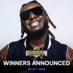 T-Pain Instagram - 🔔TONIGHT🔔 7 PM EST @tpain will be announcing the winners of @collabforthecrown live from twitch 🏎️ 🥇$20,000 🥈 $8,000 🥉 $5,000 See you there! 👑