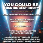 T-Pain Instagram - Atlanta, there’s only one place to be on March 20 👑🍑 Atlanta, Georgia