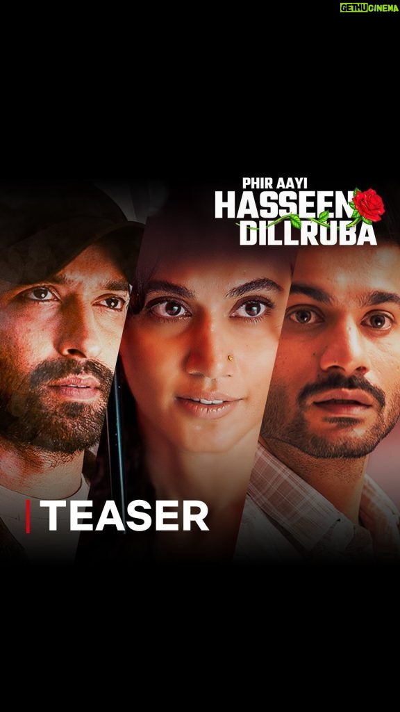 Taapsee Pannu Instagram - Rishu aur Rani ki kahaani me pyaar aur pagalpan, dono abhi baaki hain. Phir Aayi Hasseen Dillruba is coming soon, only on Netflix! 🔍 #PhirAayiHasseenDillruba #PhirAayiHasseenDillrubaOnNetflix #NextOnNetflixIndia @kanika.d @jaypraddesai @taapsee @vikrantmassey @sunsunnykhez @jimmysheirgill @aanandlrai #BhushanKumar #HimanshuSharma @shivchanana @tseries.official @tseriesfilms @cypplofficial