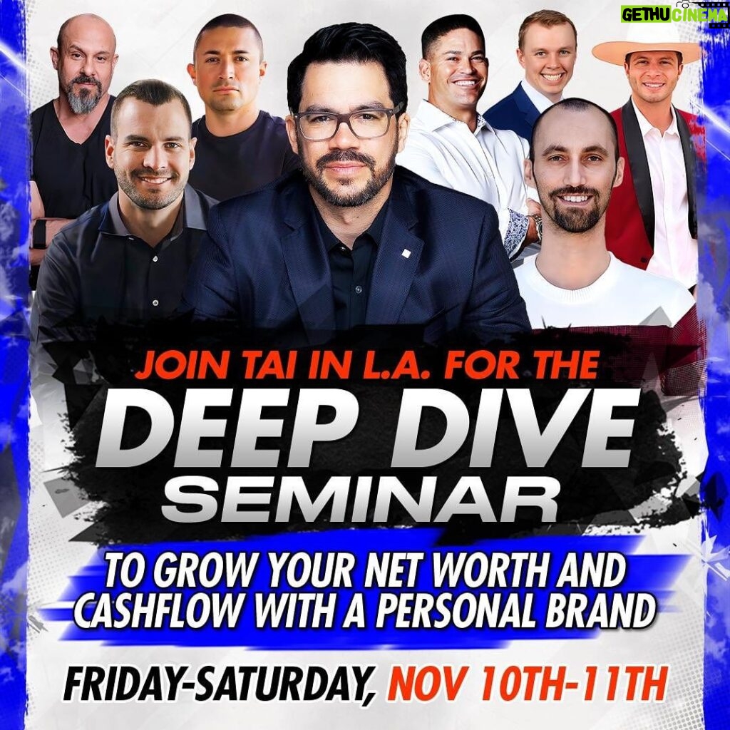Tai Lopez Instagram - I haven’t been back to California really in years. Who’s coming this Friday to see me in person?