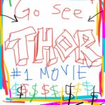 Taika Waititi Instagram - New Thor NFT poster just dropped. All profits go to making another poster. #thorloveandthunder only in cinemas (and on a burnt DVD I'm selling out the back of Ralphs on sunset).