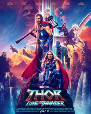 Taika Waititi Instagram - We tried to put even more things on this poster but it made the film look a bit weird.
❤️&⚡️
#ThorLoveAndThunder