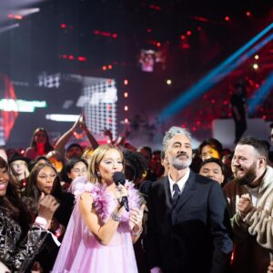 Taika Waititi Instagram - Couple of lewks from the weekend. Thanks for having us @mtvema, you guys are legends! I tagged the sheeit out of the people who covered my body so good. 🔥💖
📸 @tiziano.raw 
🕺 @jeanneyangstyle @chloekeiko 
👹 @jennierobertshair
💥 @teamid 
🍆 @taikawaititi 
🦅 @ritaora