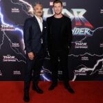 Taika Waititi Instagram - One week into the Love and Wonder. Some photos from the Sydney Premiere with my two dates from the Dads On Tour interweb sensation. You'll be pleased to know that Dads On Tour will be returning soon... #dadsontourEurope Style: @jeanneyangstyle Threads: @thombrowne 📸: Aussie Aussie Aussie tag yourself ya Ocker Dockery.