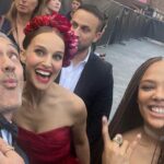 Taika Waititi Instagram - Thor: Love and photo dump. Fabulous London premiere with beloved family, close friends, and Jason Momoa 😘. Seriously great night and even greater relief to finally see this film releasing in theaters tomorrow. Just like @chrishemsworth and his arse, I put a lot of work into this film and can't wait for you all to see it. July 8 baby!#thorloveandthunder @marvelstudios Please let's also try and zoom in on that emerald by @cartier Styluz: @jeanneyangstyle Fabrik: @prada 💎: @cartier Photos: tag yourselves. I dunno how to find you but I appreciate you.