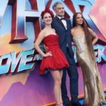 Taika Waititi Instagram - Thor: Love and photo dump. Fabulous London premiere with beloved family, close friends, and Jason Momoa 😘. Seriously great night and even greater relief to finally see this film releasing in theaters tomorrow. Just like @chrishemsworth and his arse, I put a lot of work into this film and can't wait for you all to see it. July 8 baby!#thorloveandthunder @marvelstudios Please let's also try and zoom in on that emerald by @cartier Styluz: @jeanneyangstyle Fabrik: @prada 💎: @cartier Photos: tag yourselves. I dunno how to find you but I appreciate you.