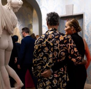 Taika Waititi Instagram - Followed this chick around Madrid while she sang in a palace for @cartier. Thank you, Universe, for this sweet life and also thank you @nanushka for the silkies. damn your clothes are nice. 
Stylez: @jeanneyangstyle 
📸: @tiziano.raw