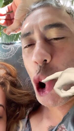 Taika Waititi Instagram - Boo! Love is scary... 💀 Happy Valentine's Day to all the tormentors and tormentees out there. Especially to @ritaora who has tormented me since day one. ❤️😱👌🏽