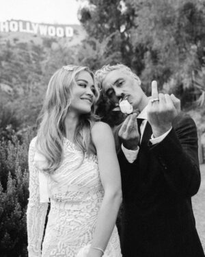 Taika Waititi Instagram - Happy anniversary, @RitaOra and @TaikaWaititi! To celebrate their special day, the couple has shared their never-before-seen wedding album with Vogue.

Over the past year, information about their nuptials has spread like wildfire across the internet—not all of it correct. “It’s actually been quite entertaining for us to see the different stories people made up and all the while getting to keep it to ourselves,” Rita admits. “And, I love that we now get to share what really happened—and to do it on our one year anniversary no less!”

“Rita [Ora] proposed to me, and I said ‘yes’ instantly,” filmmaker Taika Waititi says of how he and the singer-songwriter became engaged. While the pair first met at a barbecue in 2018 that Taika hosted at his house in L.A., it wasn’t until 2021, when they were both filming in Australia, that they began dating. Rita popped the question while on vacation in Palm Springs in the summer of 2022, and they planned an impromptu wedding to be held in Los Angeles a few weeks later, on August 4. “It wasn’t in London or in France like everyone reported,” Taika clarifies. “It was in L.A. with a small group of friends.”

See all the photos from their big day at the link in our bio. Photo: @jackgorlin