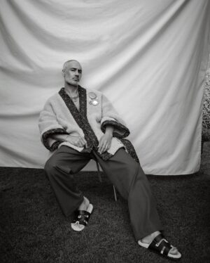 Taika Waititi Instagram - OUT TODAY - Thank you❤️ @vogueaustralia @christinecentenera 

Styled by @ChristineCentenera, photographed by @RobbieFimmano, hair by @SophieRobertsHair, make-up by @LochieStonehouse, manicure by @JadePhamOfficial, @CelesteG.Makeup, set designer @AnotherSophie, talent director @Rikki_Keene, production by @CharlotteMelissaRose @JadeCarp, words by @JessicaLMontague, shot on location at The Hermitage. Special thanks to @justinhemmes
