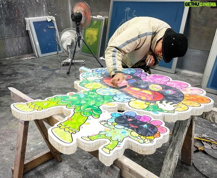 Takashi Murakami Instagram - @kyotocitykyoceramuseum もののけふらわー Mononoke Flower 京都市京セラ美術館（京都市美術館）