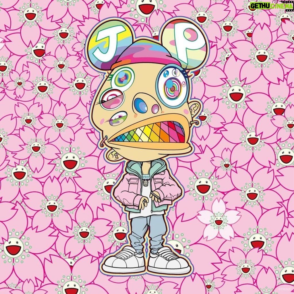 Takashi Murakami Instagram - The “Takashi Murakami Mononoke Kyoto” exhibition opened on February 2. JP THE WAVY produced and sang the theme song, “Mononoke Kyoto”, for the exhibition. The reason why I asked JP THE WAVY to write the song for me was because I happened to see a group of children around second to fourth grades dancing energetically to his song “Pick N Choose” at their hip-hop dance recital. I became extremely excited, sensing that this was the long-awaited dawn of Japanese hip-hop. To draw an analogy, it seemed comparable to the dawn of Japanese rock music marked by the appearance of the band, Happy End! Whoaaaaa! I couldn’t sit still, so I reached out by DM-ing WAVY’s Instagram, and he responded immediately; by midnight that day, astonishingly, he was at my studio. That was toward the end of November 2023. He started making the music at a tremendous speed, we exchanged numerous LINE messages back and forth, and I was able to attend the first recording in early December. From there, things progressed rapidly and, at the end of the year, on December 30, he completed the song. WAVY stayed at my studio for about 8 hours during the lyric writing process and kindly picked up a lot of ideas from me. After that, I created the WAVY character as a creative response from me. And finally, on February 2, at the opening reception that started at 6 pm, WAVY actually performed with the kid dancers, and then again at the dinner party from 8 pm, he also had his own performance. His stage costume was made by PROLETA RE ART at the suggestion of WAVY. You can listen to the theme song “Mononoke Kyoto” written by JP THE WAVY by scanning the QR code at the end of my exhibition. Please have a listen when you visit “Takashi Murakami Mononoke Kyoto”. @sorry_wavy @musiclabo1998 @amkk_project @jardins.des.fleurs @azumamakoto @proletareart @kojima_shoten @takashimurakami_mononoke_kyoto #kyotocitykyoceramuseumofart #kyoto #art #TakashiMurakami #mononokekyoto Photo by @suzukish1n