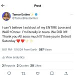 Tamar Braxton Instagram - WE DID IT!!!!! And I’m so grateful 🙏🏼✨thank you
