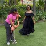 Tamar Braxton Instagram - This weekend was so exciting. @rarebreednola and I took a trip to the BEAUTIFUL @bahamarresorts where I got the opportunity to visit with the stunning flamingos. Did you know they actually have a #flamingoyoga ✨ @bahamarresorts is the perfect getaway for just you and your hunny buns and even for the entire family. Book your trip now🎯