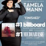 Tamela Mann Instagram - To God Be The Glory for all the things He has done! So grateful to God, My Husband, Our Team, and all of you who support this album & gospel music. Thank you @igatalentmgmt and to all of our friends at radio and @billboard God is faithful! This is incredible! Thank you!! #Finished #Overcomer #HeDidItForMe #GospelMusic #praisegod #billboard #grateful