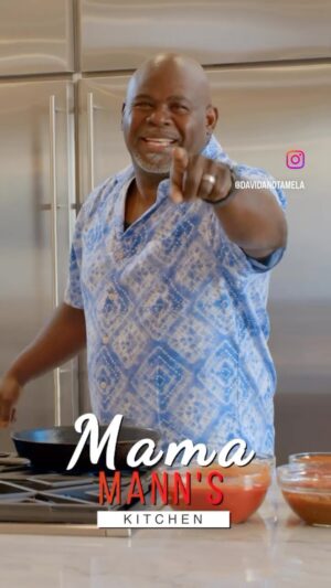 Tamela Mann Instagram - 👨🏾‍🍳David’s Famous Chili 🌶️ 
Spice up your day with this hilarious episode of Mama Mann’s Kitchen! Don't miss out on all the fun and deliciousness, tune in now on our YouTube channel! YouTube/MannTv🔥🌶️🍲 #chilichallenge #mamamannskitchen #spiceupyourlife #yum