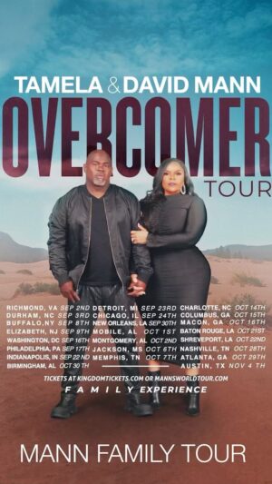 Tamela Mann Instagram - Hey Family- our Overcomer Tour tickets are on sale. Get yours now #linkinbio #overcomer #helpme #help #hediditforme #superheroesprayer #overcomerdeluxe #gospel #gospelmusic #church #comedy #ontour #davidandtamelamann