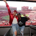 Tamera Mowry-Housley Instagram - Whenever my mom comes into town during the football season. We’ve gotta take her to a @49ers game. She’s officially a fan. ❤️Thanks to the niner team for always spoiling us. We can never get enough. Go niners!!!!!! #bangbangninergang