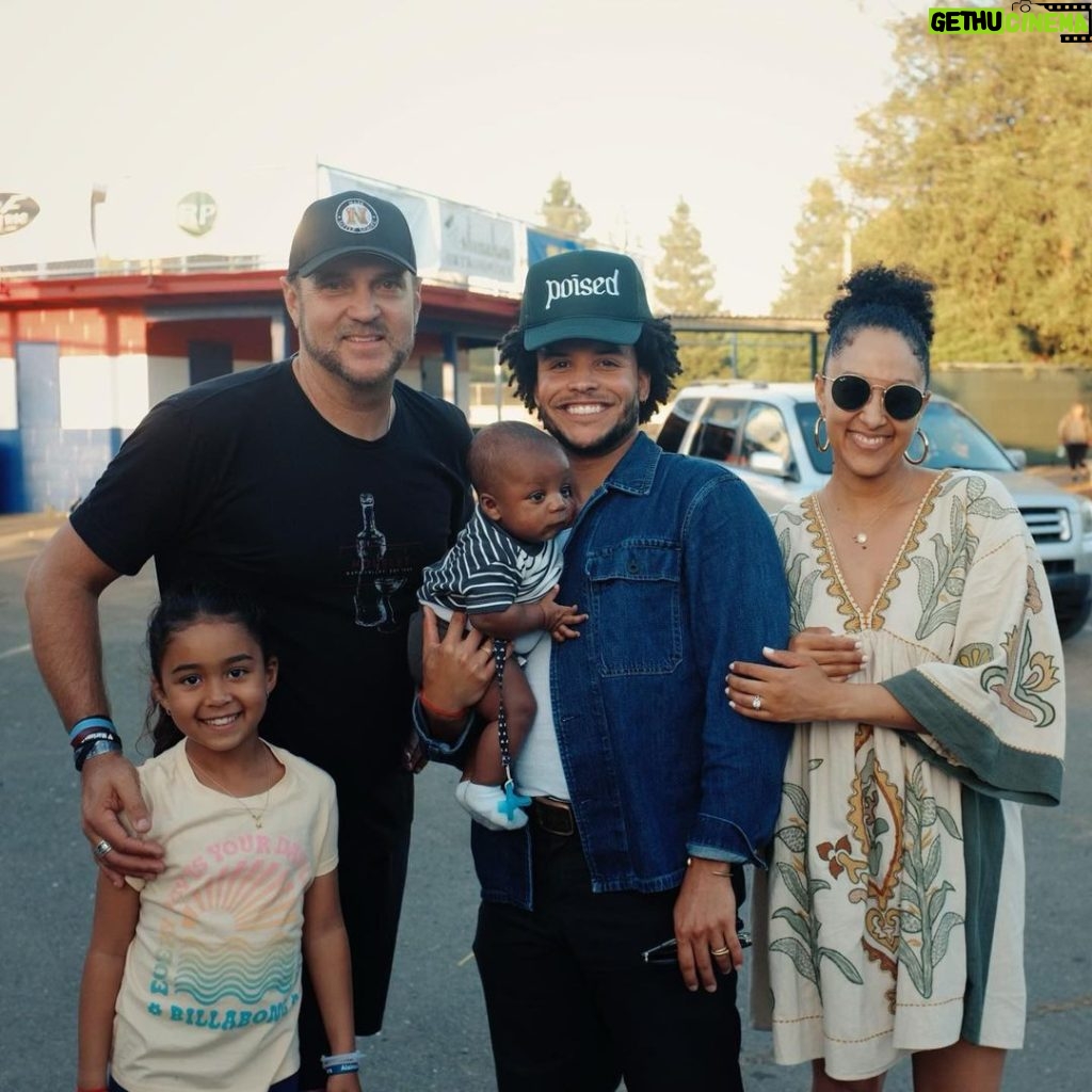 Tamera Mowry-Housley Instagram - When Nashville comes to town, love fills the air! ❤️✨ So grateful to have @taviordontaemowry , @zandymowry and Triumph visit US this time. Bonus! We got to introduce Triumph to baseball ⚾️ Aden clearly was in heaven. And Ariah got to practice some of her future babysitting skills. Thanks auntie ZANDY and for all the amazing pics. Serious photography skills 🥰📸