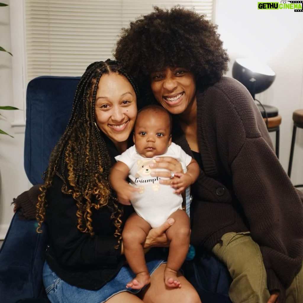 Tamera Mowry-Housley Instagram - When Nashville comes to town, love fills the air! ❤️✨ So grateful to have @taviordontaemowry , @zandymowry and Triumph visit US this time. Bonus! We got to introduce Triumph to baseball ⚾️ Aden clearly was in heaven. And Ariah got to practice some of her future babysitting skills. Thanks auntie ZANDY and for all the amazing pics. Serious photography skills 🥰📸