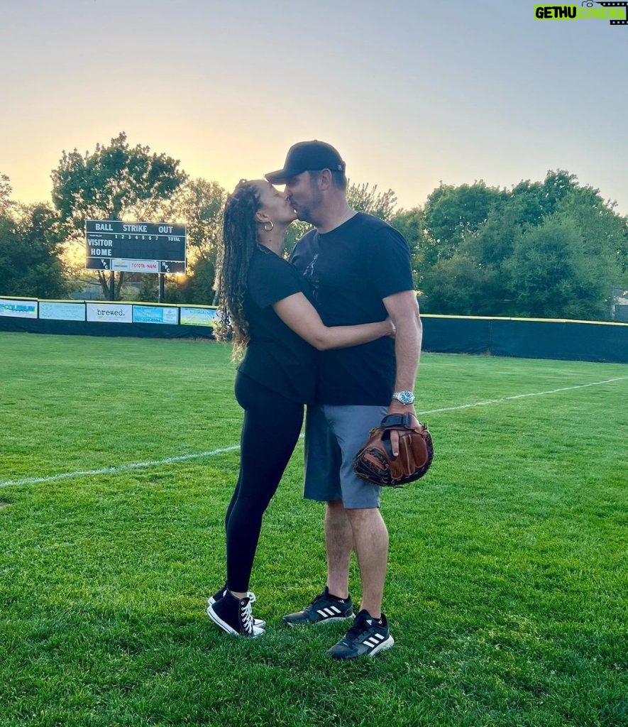 Tamera Mowry-Housley Instagram - With Adam by my side, every moment is a home run ❤️ 👩🏽‍🤝‍👨🏼 ⚾️ Let me know your favorite memories with your special someone in the comments!