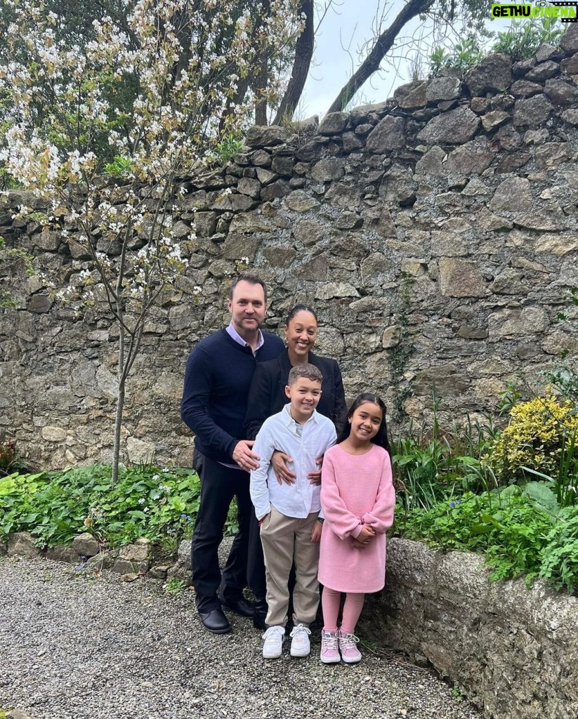 Tamera Mowry-Housley Instagram - Housley’s take on #ireland🍀 So grateful to have my family with me on location.❤️ #HappyResurrectionDay We found a gorgeous little church to celebrate today. ⛪️🙏🏽 Hope you guys have a good one.💕