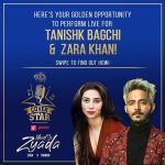 Tanishk Bagchi Instagram - Show us what you got! Your #KhudSeZyada covers can get you a chance to perform LIVE for me and @zarakhan.🎤 ⁣ ⁣ Swipe right for more information.⁣ ⁣ #VYRLCoverStar @vyrloriginals @gaana @vinitthakkar @devsanyal @poojasinghgujral @universalmusicindia