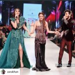 Tanishk Bagchi Instagram - It was amazing performing with @zarakhan at the @bombaytimes @timesfashionweek showstopping for the talented @sonalijain_fashion and singing some great songs to make the event even more entertaining 🥂 . . . Makeup : @blendmepretty_anshul Hair : @promisetomakeurhairlookstylist