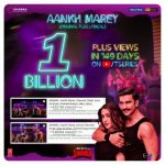 Tanishk Bagchi Instagram - ⁣UNBELIEVABLE!!! #AankhMarey crosses 1 Billion+ Views across #Youtube. I have no words to express my happiness and excitement for the milestone achieved. Thank you for all the love, blessings and WINKS! 🤘😉🕺🏻⁣ ⁣ @ranveersingh | @saraalikhan95 | @karanjohar | @itsrohitshetty | @dharmamovies | @rohitshettypicturez | @reliance.entertainment | @azeemdayani | @tseries.official | @nehakakkar | @shabbir_ahmed9 | @mikasingh | @kumarsanuofficial | #Simmba