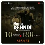 Tanishk Bagchi Instagram - This is incredible! Thank you all for loving #SanuKehndi.😍🙌 - @karanjohar | @akshaykumar | @parineetichopra | @dharmamovies | @anurag_singh_films | @apoorva1972 | @azeemdayani | @sunirkheterpal | #CapeOfGoodFilms | @iamazureent | @zeestudiosofficial | @zeemusiccompany | @mainhoonromy | @brijeshshandilyaofficial | #Kumaar | #Kesari