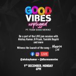 Tanishk Bagchi Instagram - Good vibes only! Join us LIVE on Monday 6pm for the song launch of #MaanaDil & a lot more! @akshaykumar @bpraak @azeemdayani @dharmamovies #GoodVibesUnplugged #goodnewwz #tanishkbagchi #KareenaKapoorKhan @diljitdosanjh @kiaraaliaadvani @karanjohar @therashmivirag @apoorva1972 @shashankkhaitan @raj_a_mehta @zeestudiosofficial #CapeOfGoodFilms @zeemusiccompany