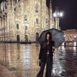 Tara Emad Instagram - 📱☔️🍦 I fell in love with Milan and can’t wait to go back very soon💖 Duomo di Milano