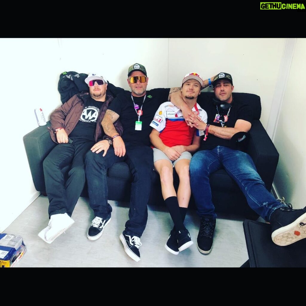 Taylor Kinney Instagram - Amazing weekend at #americasgp #cota Big congrats to Jack Miller @jackmilleraus on his much deserved podium. Lots of laughs and broken phones. Safe travels and god bless gang #quitthecrew @motogp